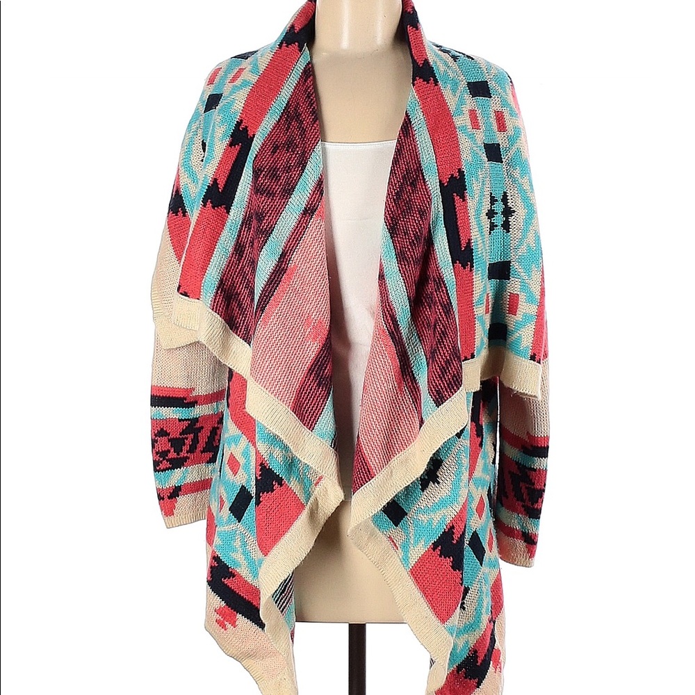 Brand new Aztec cardigan sweater
